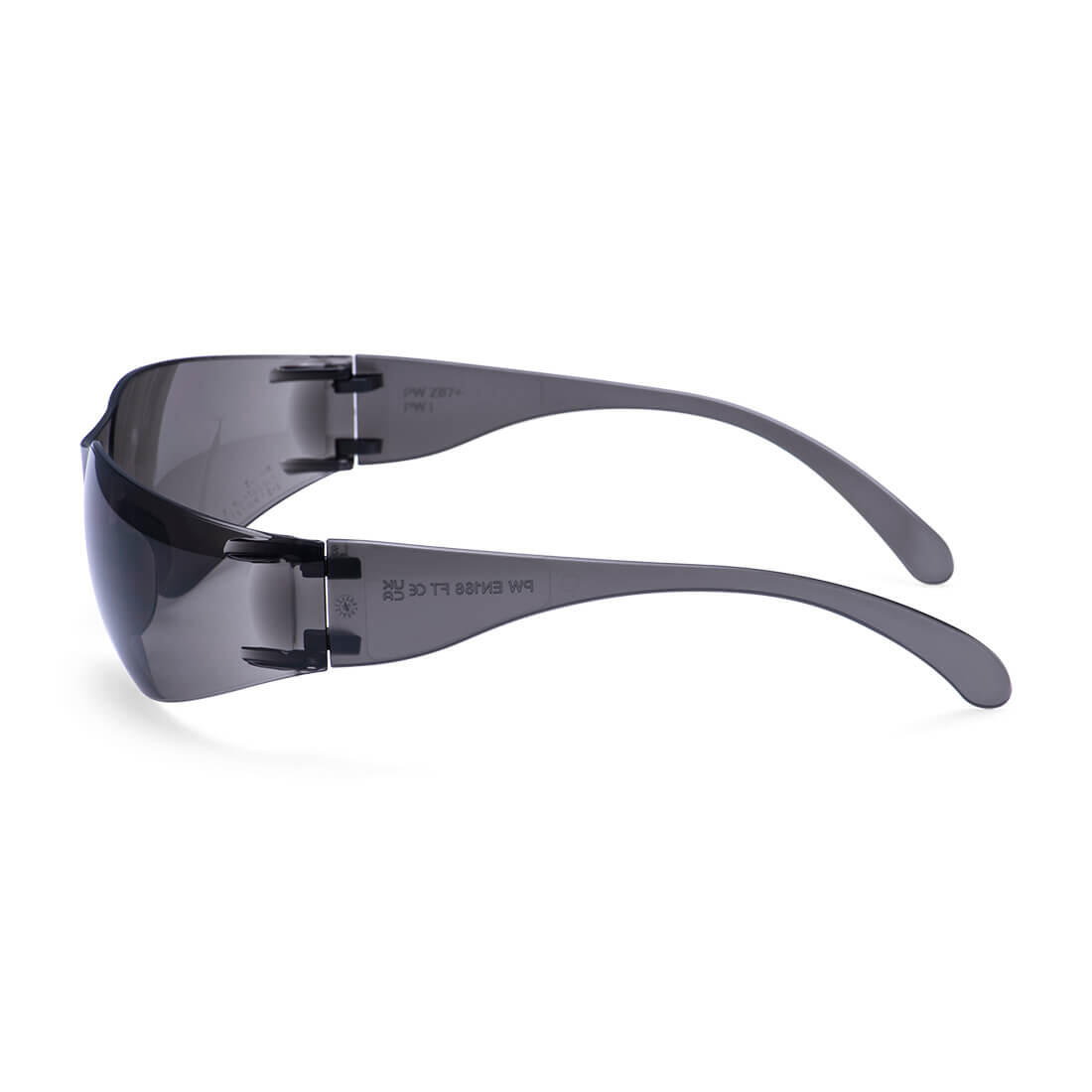PW32 Wrap Around Safety Glasses Black - Image 2