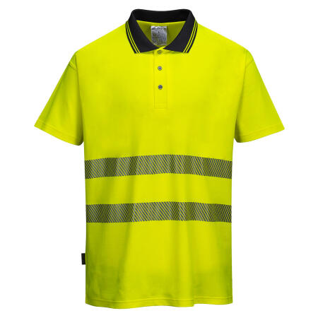 S180 Hi-Vis Scaffolders T-Shirt S/S Yellow