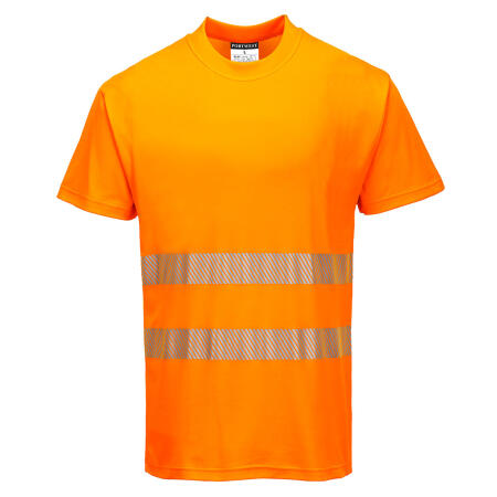 S181 Hi-Vis Scaffolders T-Shirt L/S Orange
