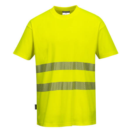 S181 Hi-Vis Scaffolders T-Shirt L/S Yellow