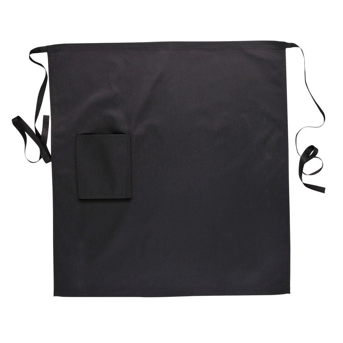 S794 Waist Apron with Pocket Black - Image 2