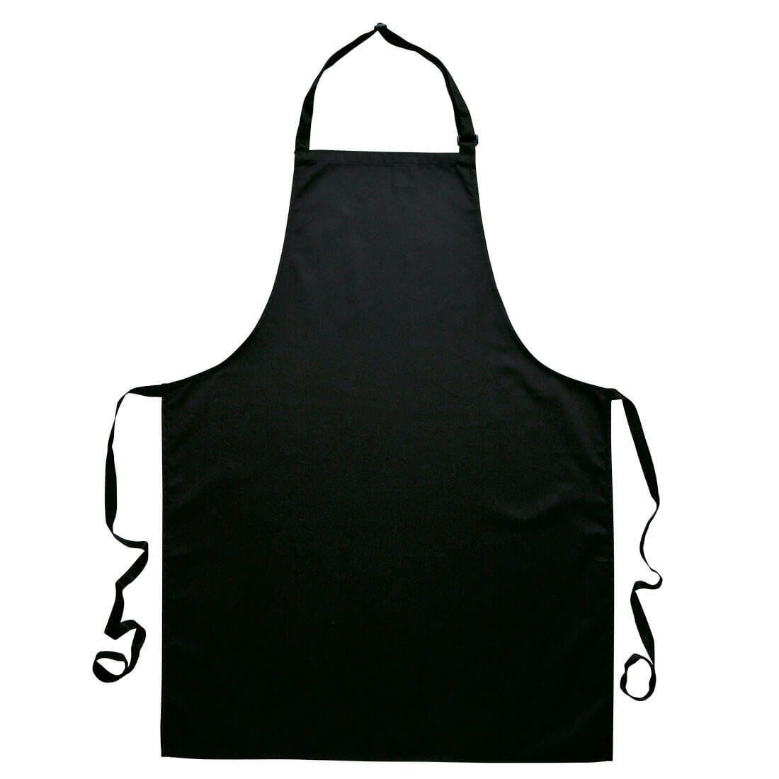 S840 Cotton Bib Apron Black - Image 2