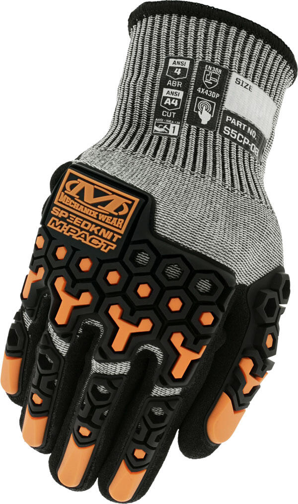 Speedknit M-Pact Glove Black/Orange