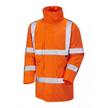 LEO Workwear TAWSTOCK ISO 20471 Cl 3 Anorak HV ORANGE
