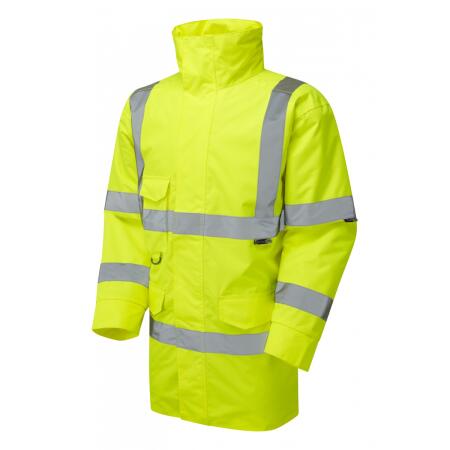 LEO Workwear TAWSTOCK ISO 20471 Cl 3 Anorak HV YELLOW