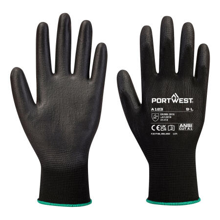 A123 Grip 13 PU Latex Free Glove (144 pairs) Black