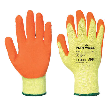 A150 Grip 10 Latex Economy Glove Orange