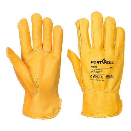 A270 Leather Driver 100 Cow Grain Glove Tan