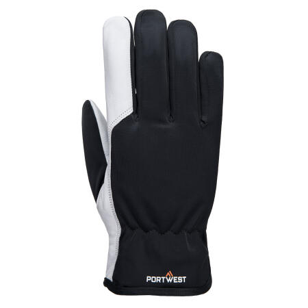 A282 Mechanic 120 Leather Palm Lined Glove Grey