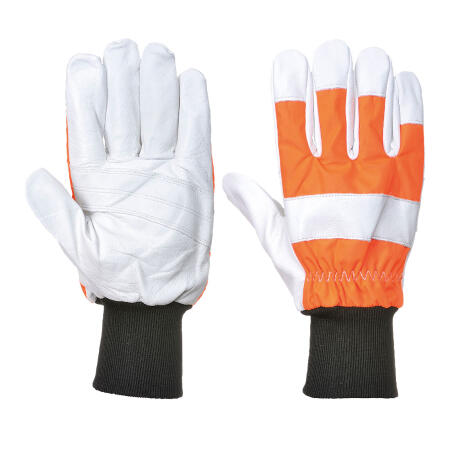 A290 Oak Chainsaw Protective Glove (Class 0) Orange