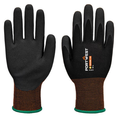A373 GP Grip 18 Latex Sandy Glove Black