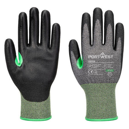 A638 CS Cut C15 PU Glove Grey/Black