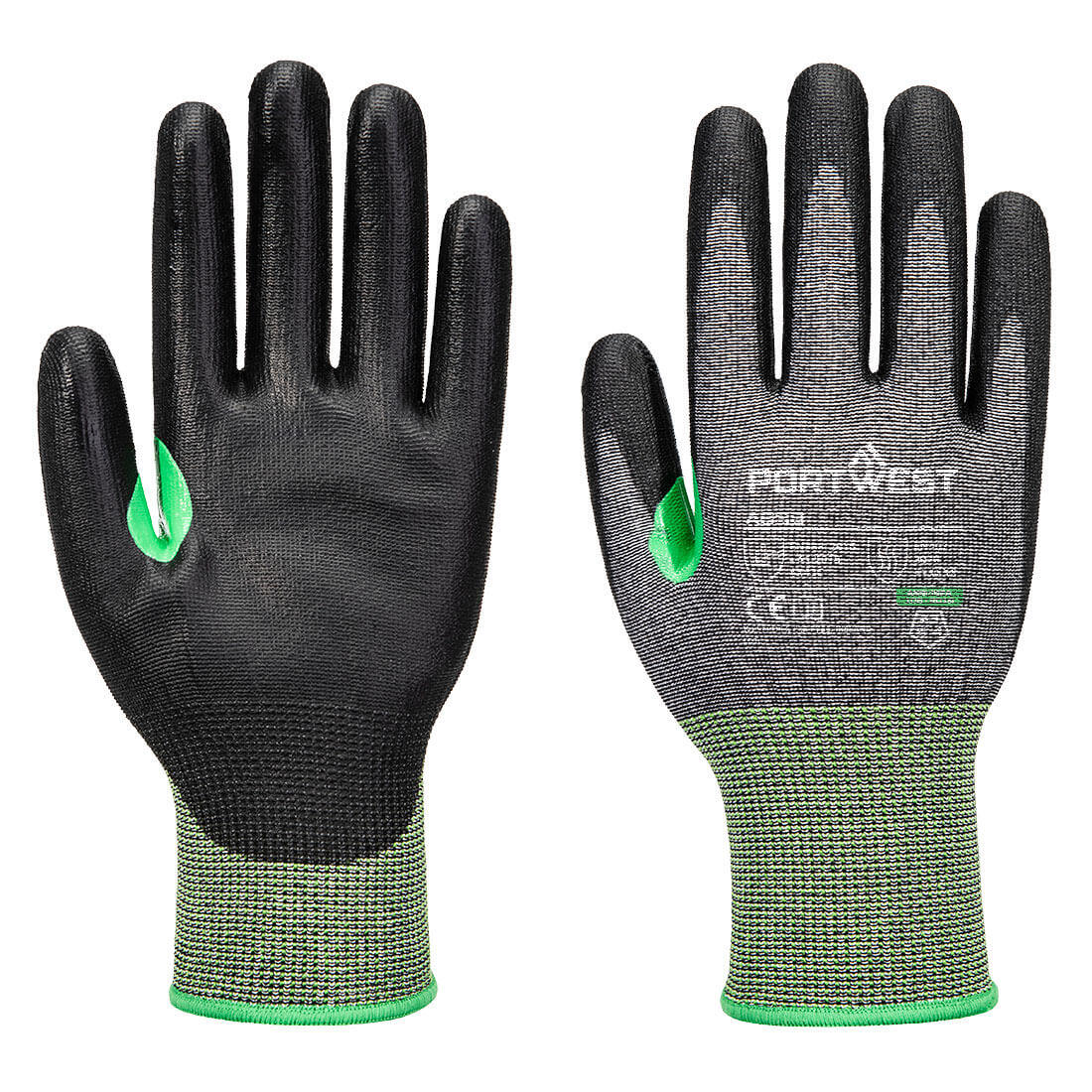 A638 CS Cut C15 PU Glove Grey/Black