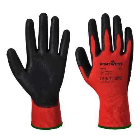A641 Grip 13 PU Glove Red/Black