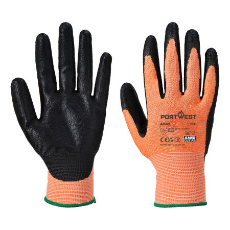 A643 Cut B13 Nitrile Amber Glove Amber