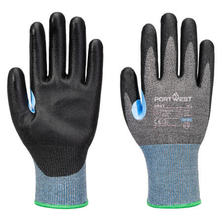 A647 CS Cut D15 PU Glove Grey/Black