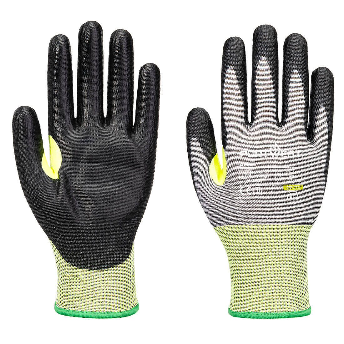 A651 CS Cut E15 PU Glove Grey/Black