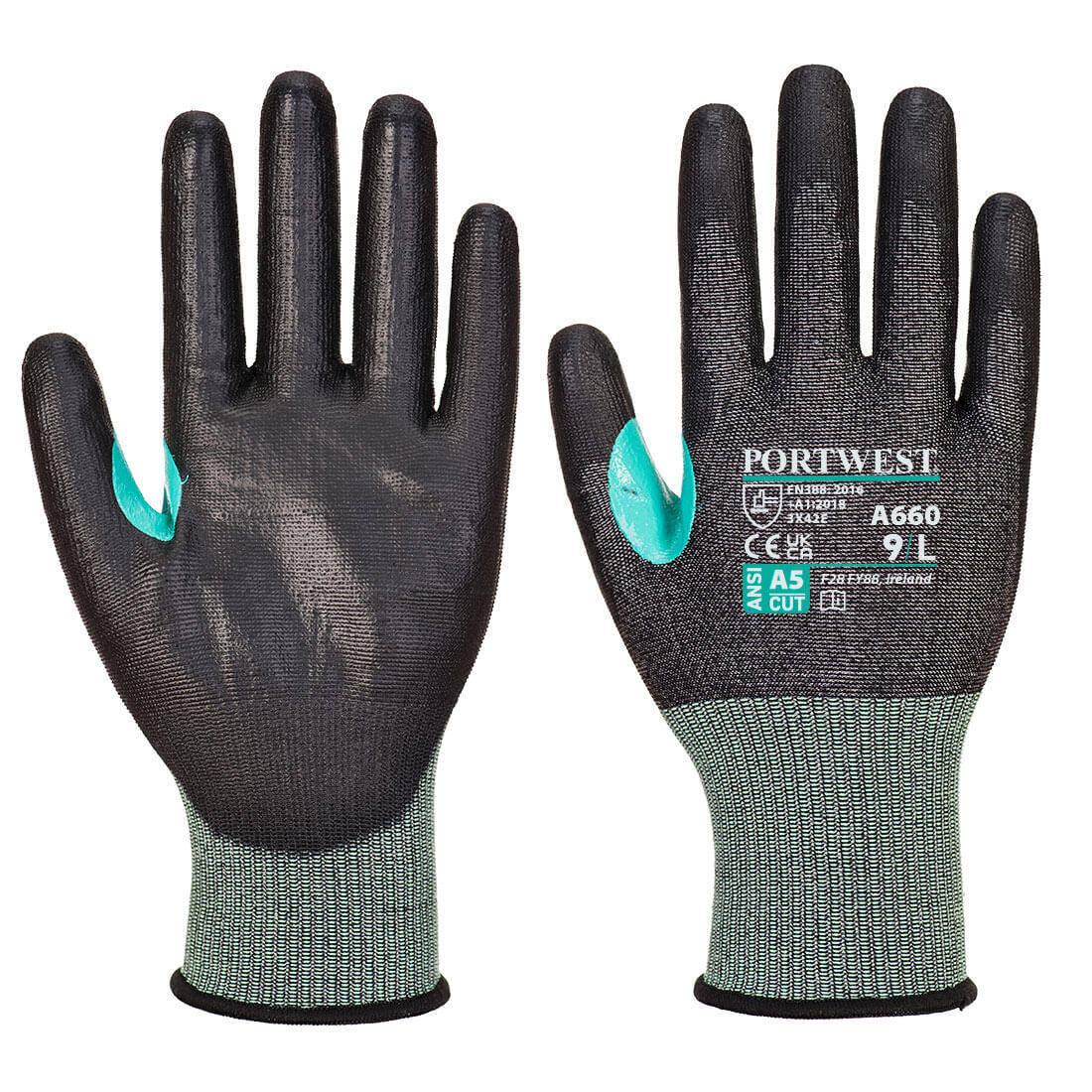 A660 CS Cut E18 PU Glove Black