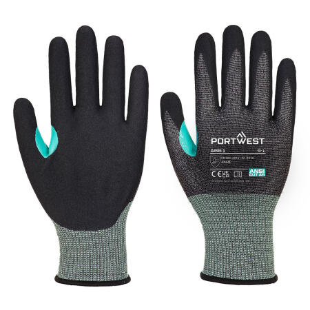 A661 CS Cut E18 Nitrile Glove Black