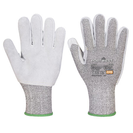 A674 CS Cut F13 Leather Glove Black