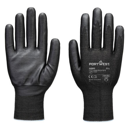 A680 Cut F21 Nitrile Tungsten Glove A9  Black
