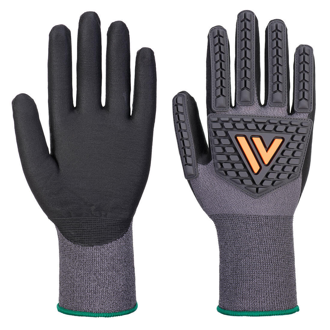 A715 Impact 15 Nitrile Micro Foam Glove Black
