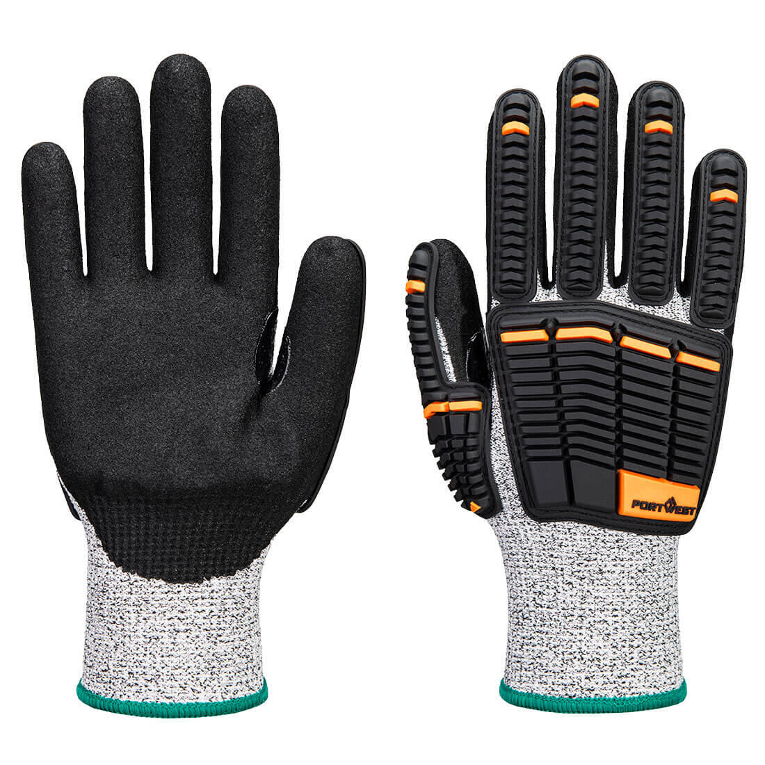 A718 Impact C13 Nitrile Foam Glove Grey/Black