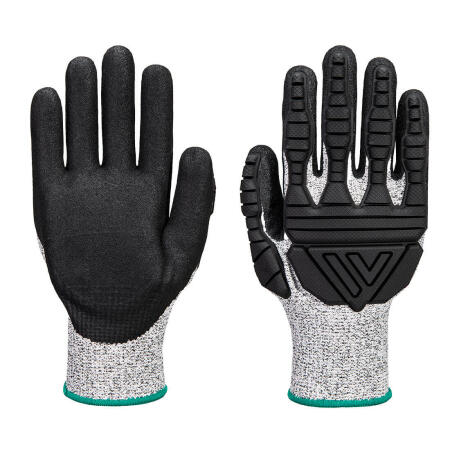 A723 Impact C13 Nitrile Foam TPV Reinforced Palm Glove Grey/Black
