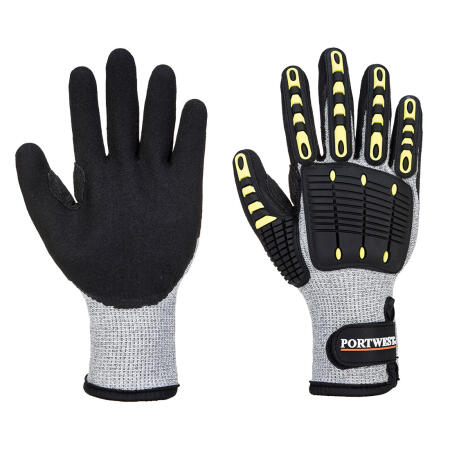A729 Impact C13 Nitrile Foam Reinforced Palm Thermal Glove Grey/Black