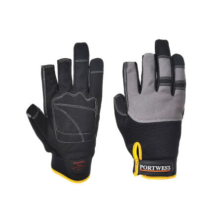 A740 Mechanic 250 Fingerless Glove Black