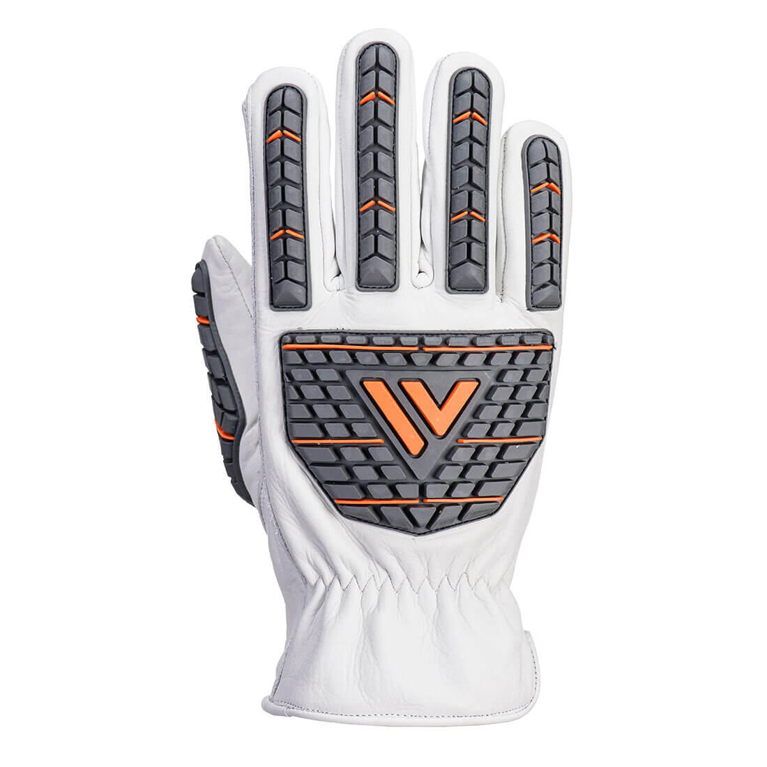 A742 Impact 110 Cow Leather Glove White - Image 2