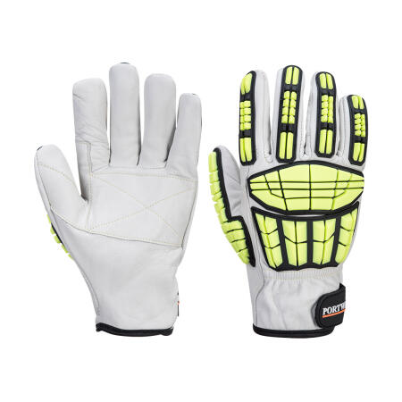 A745 Impact F135 Cow Leather Lined Glove Grey
