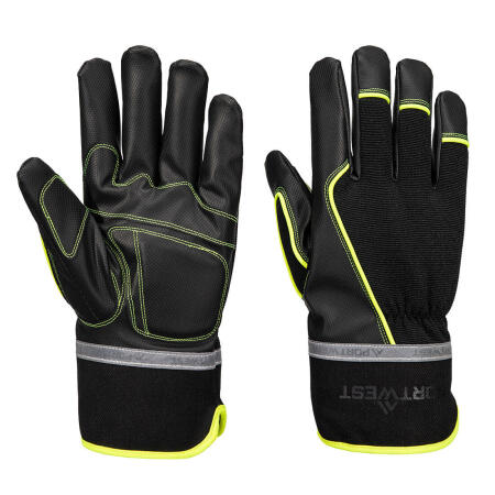 A753 Cold 450 PU Waterproof Mechanical Glove Black
