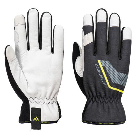 A775 Mechanic 110 Leather Palm Glove Black