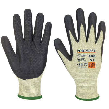 A780 Arc Cut D13 Level 2 Glove Green/Black