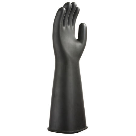 A802 Chem 440 Latex Heavyweight Gauntlet Black