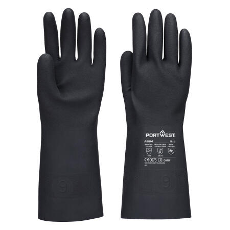 A824 Chem 350 Butyl Gauntlet Black