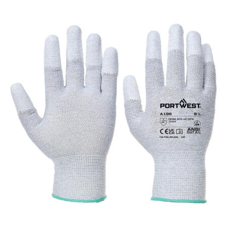 AB198 ESD 13 PU Fingertip Essential Multipack (Pk12) Grey