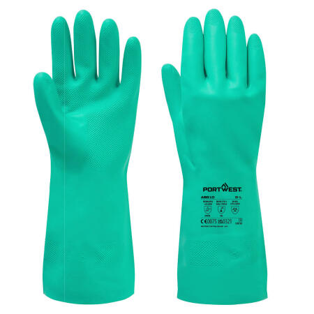 AB810 Chem 320 Nitrile Essential Multipack (PK12) Green