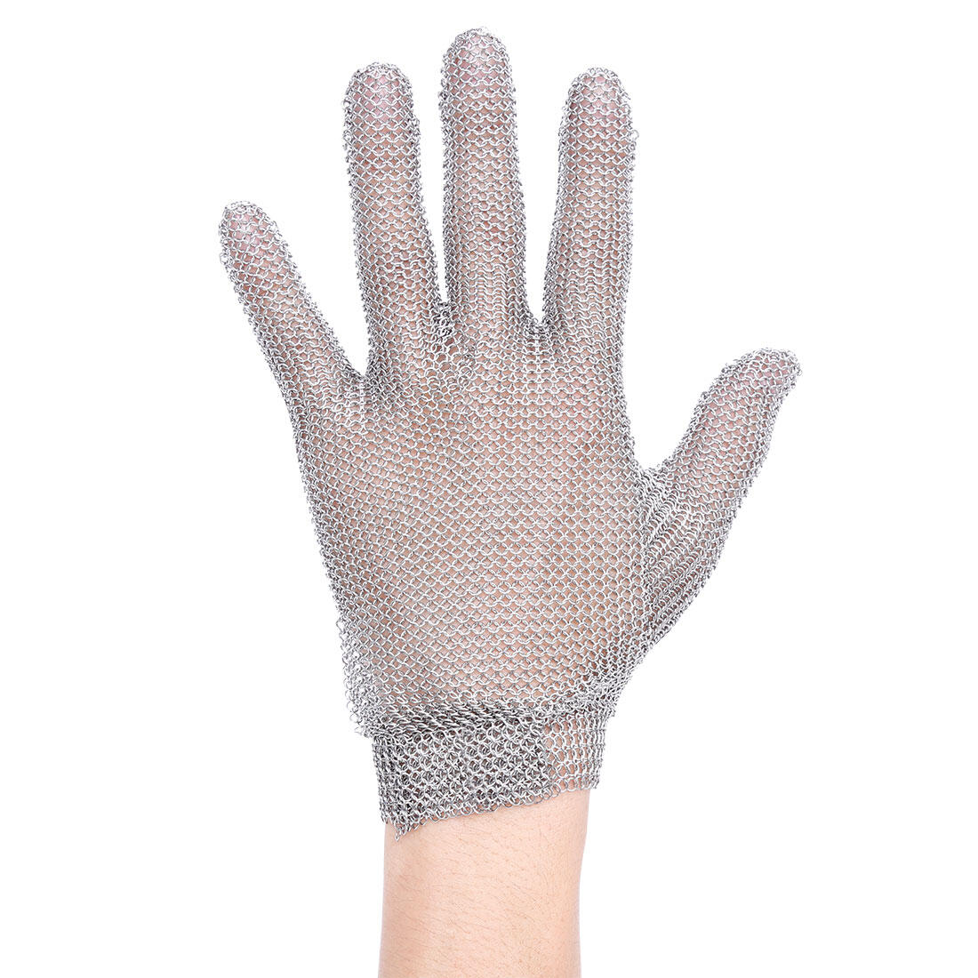 AC01 Chainmail Glove Silver - Image 2