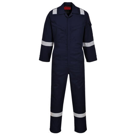 Portwest AF73 Araflame Work Lightweight FR Coverall Navy