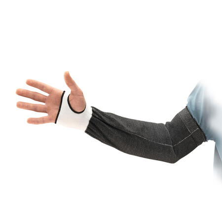 Ansell Hyflex 11-251 18" Sleeve Wide Th Black/White