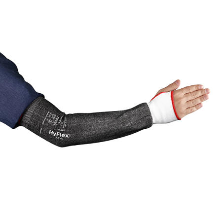 Ansell Hyflex 11-281 18" Sleeve Wide Th Black/White