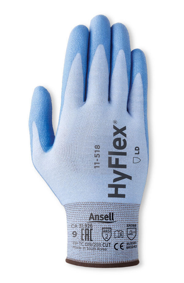 Ansell Hyflex 11-518 Glove Blue