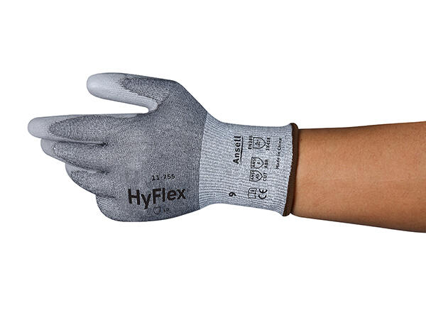 Ansell Hyflex 11-755 Gloves Grey