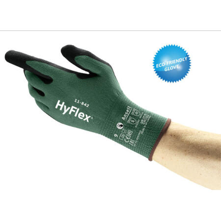 Ansell Hyflex 11-842 Gloves Green