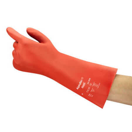 Ansell Alphatec 15-554 Glove Red
