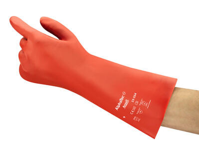 Ansell Alphatec 15-554 Glove Red