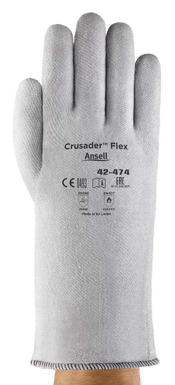 Ansell Crusader Flex 42-474 Glove Grey