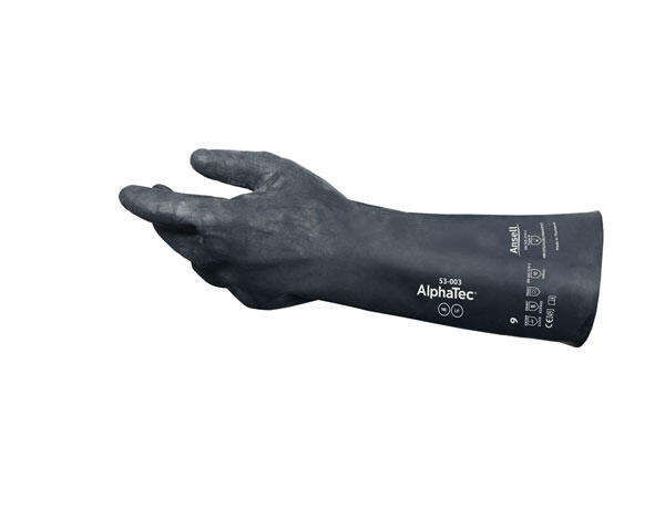 Ansell Alphatec 53-003 Gloves Black